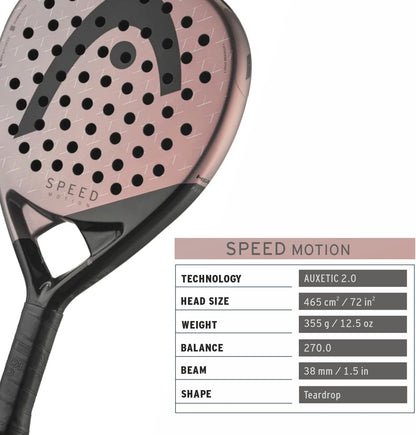 HEAD Speed Padel Racket Paddle Series (Pro, Pro X, Motion, Elite)
