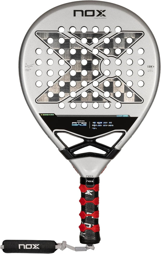 NOX NOX At10 Genius 18k By Agustin Tapia - Racchetta da padel 360-375 gr