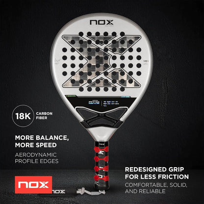 NOX NOX At10 Genius 18k By Agustin Tapia - Racchetta da padel 360-375 gr