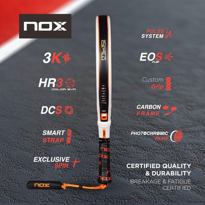 NOX Ml10 Quantum 3k di Miguel Lamperti 2025, Racketta da Pádel