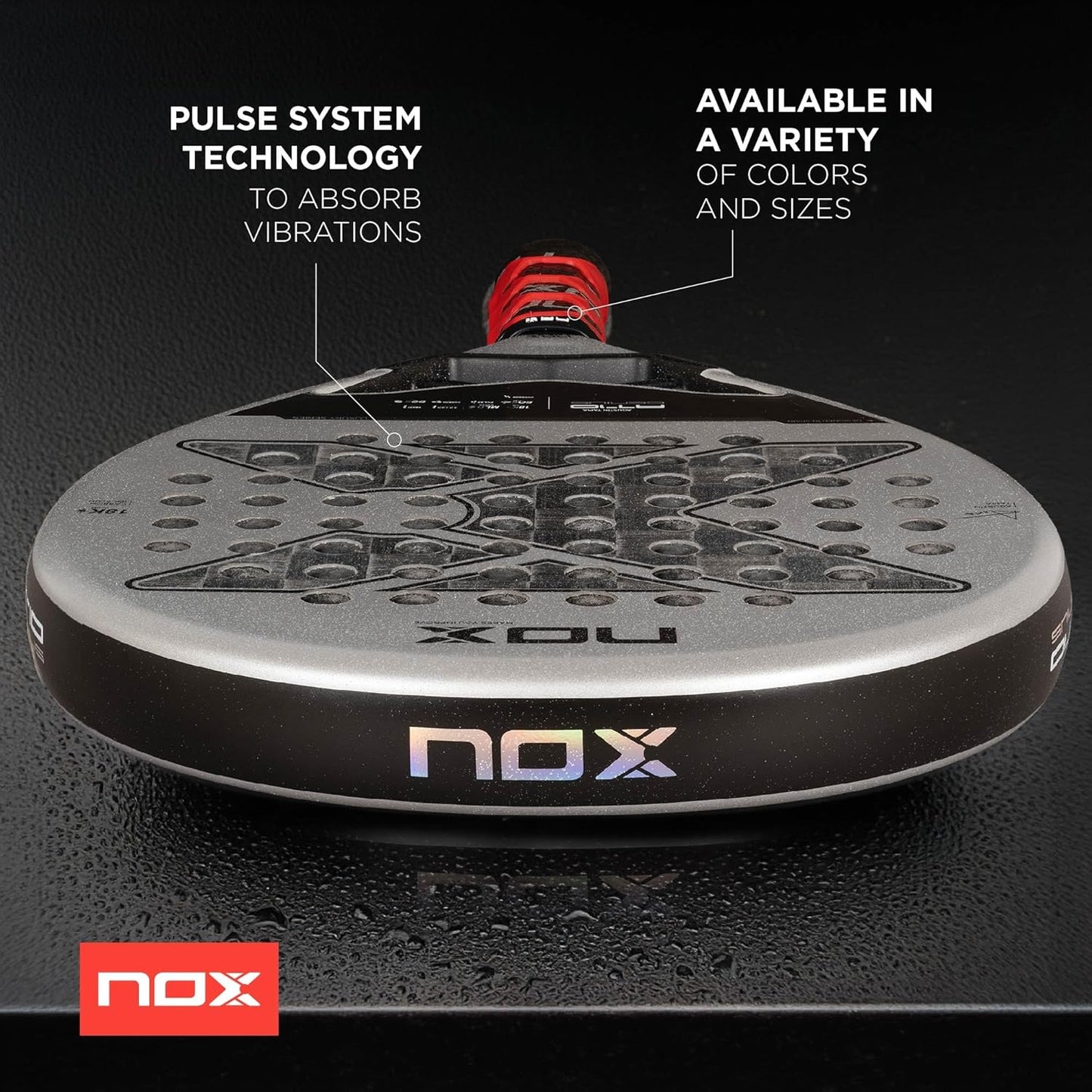 NOX NOX At10 Genius 18k By Agustin Tapia - Racchetta da padel 360-375 gr
